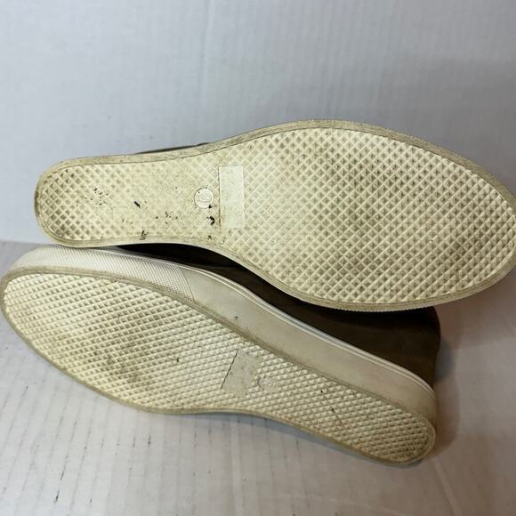 Maurices Size 9 Pull On Closed toe Wedge Ankle Booties Beige Brown Casual - Picture 6 of 12